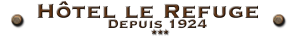 Le Refuge hotel logohotel logo