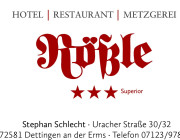 Hotel-Restaurant-Metzgerei-Rössle hotel logohotel logo