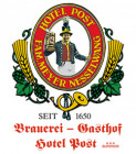 Brauerei-Gasthof Hotel Post ホテル　ロゴhotel logo