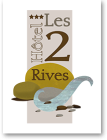 Hôtel*** Restaurant Les 2 Rives Logis hotel logohotel logo