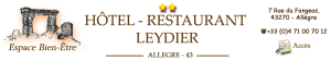 Logo de l'établissement Hôtel Leydierhotel logo