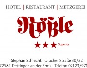 Hotel-Restaurant-Metzgerei-Rössle Hotel Logohotel logo