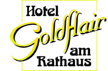 Hotel Goldflair am Rathaus лого на хотелаhotel logo