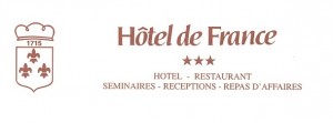Logo de l'établissement HOTEL DE FRANCEhotel logo