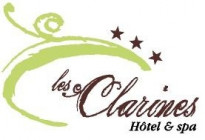 Les Clarines лого на хотелотhotel logo