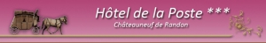 Logo de l'établissement Hôtel De la Postehotel logo