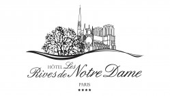 Hôtel Les Rives de Notre Dame ホテル　ロゴhotel logo