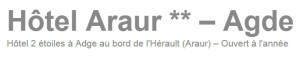 Hôtel Araur hotel logohotel logo